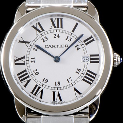 홍콩명품 [까르띠에] 여성용 솔로 드 까르띠에 W6701005 화이트 다이얼 쿼츠 무브먼트 CAR0503  