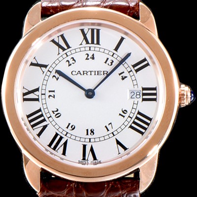 홍콩명품 [까르띠에] 남성용 솔로 드 까르띠에 W6701008 화이트 다이얼 쿼츠 무브먼트 CAR0050  