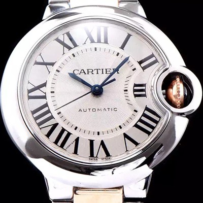 홍콩명품 [까르띠에] 남성용 남녀 베스트모델!!발롱블루 드 까르띠에 W6920098 18K 로즈골드 투톤콤비 화이트 실버 썬더스트 다이얼 오토매틱 무브먼트 CAR0036  