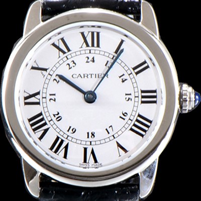 홍콩명품 [까르띠에] 여성용 솔로 드 까르띠에 W6700155 화이트 다이얼 쿼츠 무브먼트 CAR0514  