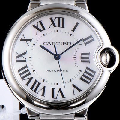 홍콩명품 [까르띠에] 남여공용 2019신상 발롱블루 W2BB0011 36mm 화이트 자게 다이얼 오토매틱 무브먼트 CAR0505  