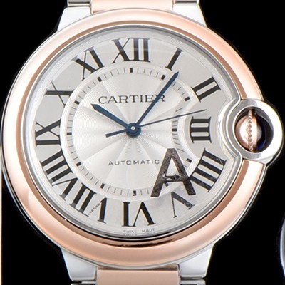 홍콩명품 [까르띠에] 남여공용 2019신상 발롱블루 W2BB0003 36mm 남여공용 화이트 다이얼 오토매틱 무브먼트 CAR0105  