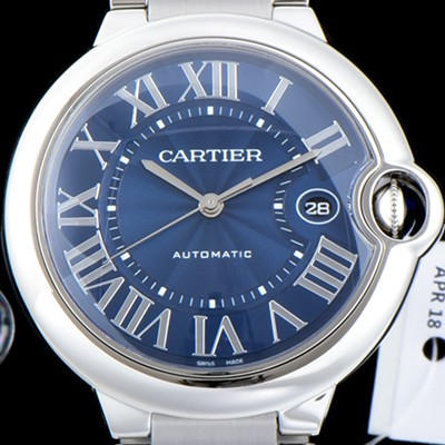 홍콩명품 [까르띠에] 남성용 2019신상 발롱블루 WSBB0025 42mm 블루 다이얼 오토매틱 무브먼트 CAR0106  
