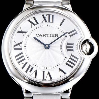 홍콩명품 [까르띠에] 남성용 발롱블루 커플용 화이트 다이얼 CAR0521  