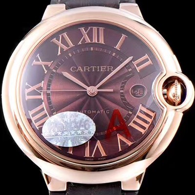 홍콩명품 [까르띠에] 남성용 발롱블루 W6920037 브라운 다이얼 오토매틱 무브먼트 CAR0110  
