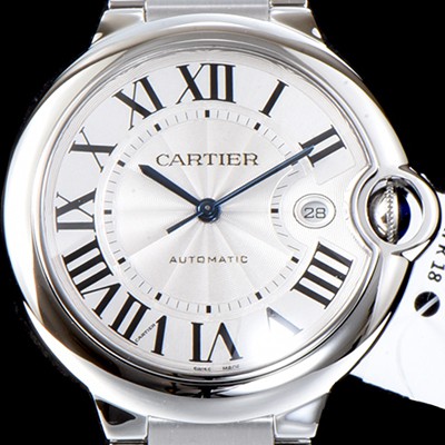 홍콩명품 [까르띠에] 남성용 2019신상 발롱블루 W69012Z4 42mm 화이트 다이얼 오토매틱 무브먼트 CAR0504  