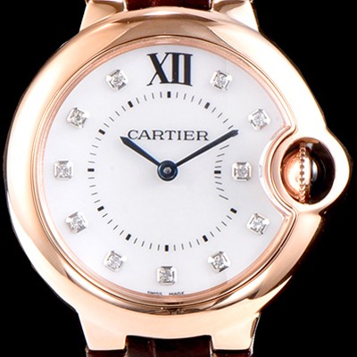 홍콩명품 [까르띠에] 여성용 발롱블루 드 까르띠에 WE902063 스위스 쿼츠 화이트다이얼 CAR0350  