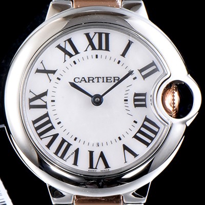 홍콩명품 [까르띠에] 남여공용 발롱블루 W6920098 물결무늬 실버 다이얼 브레이슬릿 스위스 정품 쿼츠 무브먼트 CAR0313  