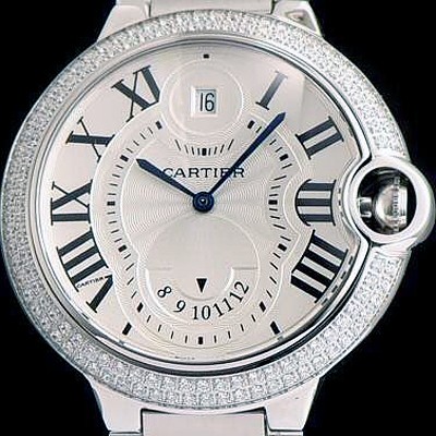 홍콩명품 [까르디에] 남성용 발롱블루 화이트 다이얼 오토매틱 무브먼트 CAR0039  