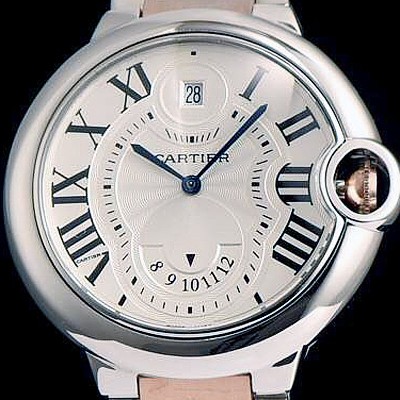 홍콩명품 [까르디에] 남성용 발롱블루 화이트 다이얼 오토매틱 무브먼트 CAR0030  