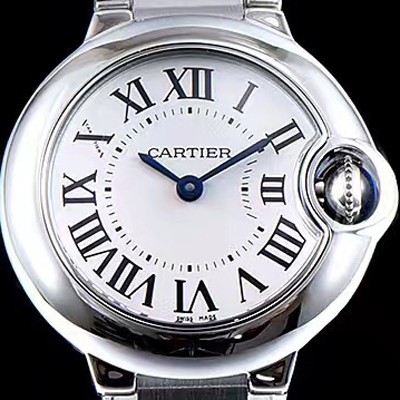 홍콩명품 [까르띠에] 여성용 발롱블루 스위스 쿼츠 화이트 다이얼 CAR0031  