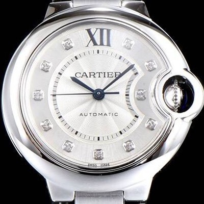 홍콩명품 [까르디에] 여성용 발롱블루 WE902074 오토매틱 화이트 다이얼 33mm CAR0044  