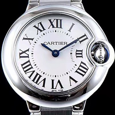 홍콩명품 [까르띠에] 여성용 발롱블루 W69010Z4 워치 화이트 자개 다이얼 브레이슬릿 스위스 정품 쿼츠 무브먼트 CAR0315  