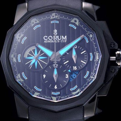 홍콩명품 [코럼] 남성용 어드미럴스컵 크로노그래프 블랙다이이얼 48m COR020  
