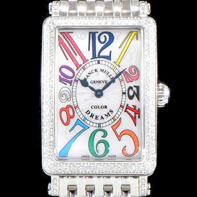 홍콩명품 [프랭크뮬러] 여성용 컬러오브드림즈 952 QZ 컬력션 쥬얼셋팅 케이스 화이트 다이얼 스위스 쿼츠 무브먼트 FRA04434  