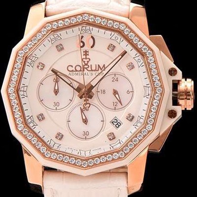 홍콩명품 [코럼] 남성용 애드머를스 컵 크로노 화이트다이얼 COR013  