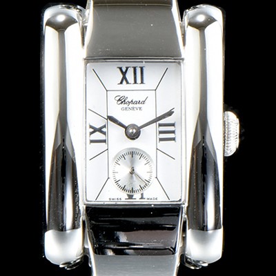 홍콩명품 [쇼파드] 여성용 라 스트라다 스위스 쿼츠 화이트 베젤 실버다이얼 CHO0413  