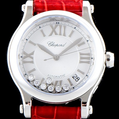홍콩명품 [쇼파드] 여성용 베스트셀러!!해피 스포츠 278559-3008 36MM 스테인리스 스틸 다이아몬드 화이트 다이얼 오토매틱 무브먼트 CHO0205  