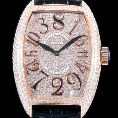 홍콩명품 [프랭크 뮬러] 남성용 크레이지 아워스 8880 CH 풀 다이아셋팅!! 18K 로즈골드 오토매틱 무브먼트 FRA0410  