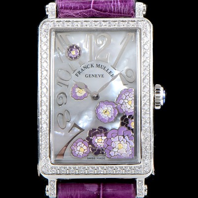 홍콩명품 [프랭크뮬러] 여성용 롱아일렌드 952 QZ ORC D 1R 컬력션 최상급 퀄리티의 쥬얼셋팅 케이스 마더 오브 펄 다이얼 스위스 쿼츠 무브먼트 FRA0410  