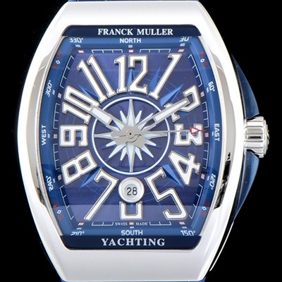 홍콩명품 [프랭크 뮬러] 남성용 마스터 컴플리케이션 V 45 SC DT YACHTING 뱅가드 요팅!! 블루 다이얼 스위스 ETA 2824-A2오토매틱 FRA0405  