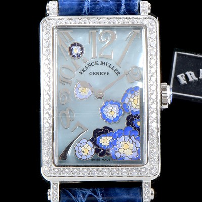 홍콩명품 [프랭크뮬러] 여성용 롱아일렌드 952 QZ ORC D 1R 컬력션 최상급 퀄리티의 쥬얼셋팅 케이스 마더 오브 펄 다이얼 스위스 쿼츠 무브먼트 FRA0413  