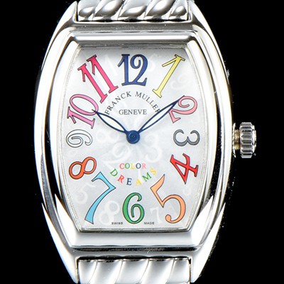 홍콩명품 [프랭크 뮬러] 남성용 컬러오브드림즈 1752 QZ COL DRM 레이디 워치 크레이지 아워 다이얼 브레이슬릿 스위스 오토매틱 무브먼트 FRA0430  