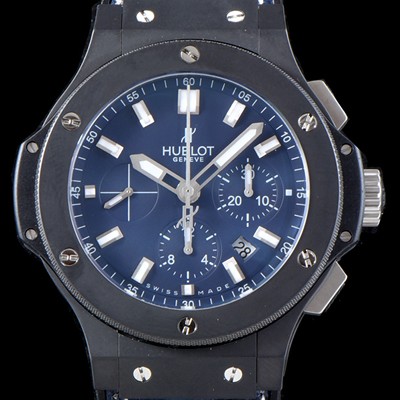 홍콩명품 [휴블렛] 남성용 NEW 빅뱅 301.CI.7170.LR 밀리미터에 세라믹 블루 에디션!! 44MM 크로노그래프 선레이 새틴-피니시 블루 다이얼 Caliber HUB 4100 타입 무브먼트 HUB0210  