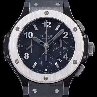 홍콩명품 [휴블렛] 남성용 빅뱅 301.CT.130.RX 아이스뱅 크로노그래프 플랫 블랙 메트 다이얼 오토매틱 무브먼트 HUB4142  