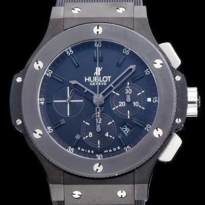 홍콩명품 [휴블렛] 남성용 빅뱅 위블로 301.CT.130.RX 리얼 세라믹 크로노그래프 블랙 다이얼 신형 ETA 7750오토매틱 무브먼트 HUB0403  