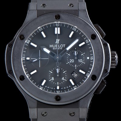 홍콩명품 [휴블렛] 남성용 NEW 빅뱅 301.CI.7170.LR 밀리미터에 세라믹 에디션!! 44MM 크로노그래프 선레이 새틴-피니시 블랙 다이얼 Caliber HUB 4100 타입 무브먼트 HUB4210  