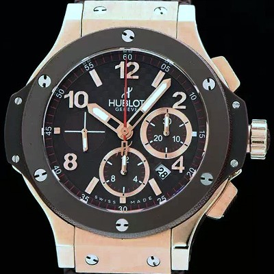홍콩명품 [휴블렛] 남성용 빅뱅 세라믹 골드 44mm 블랙다이얼 HUB0400  