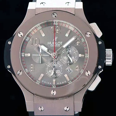 홍콩명품 [휴블렛] 남성용 빅뱅 에볼루션 쿼츠 44mm 버젼 그레이 다이얼 HUB4215  