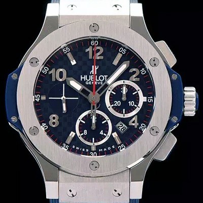 홍콩명품  [휴블렛] 남성용 빅뱅 리미티드 에디션 블루다이얼 44mm HUB0413  