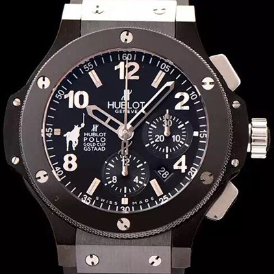 홍콩명품 [휴블렛] 남성용 빅뱅 폴로 골드 컵 블랙 다이얼 HUB0422  