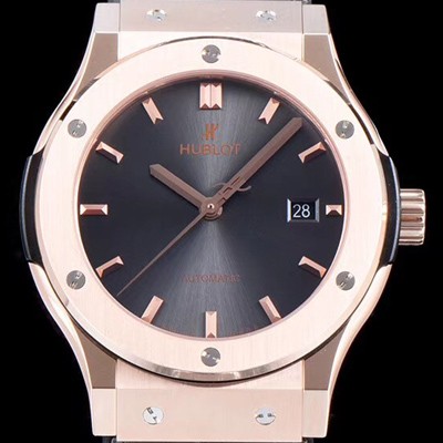 홍콩명품 [휴블렛] 남성용 클레식 퓨전 511.OX.7180.LR 데일리워치 심플하고 클래식한 타입!! 그레이 썬더스트 다이얼 블랙 레더스트랩 오토매틱 무브먼트 HUB0241  