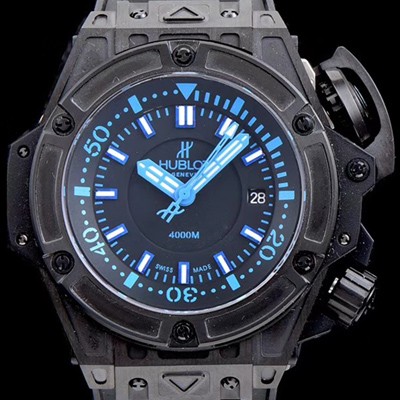 홍콩명품 [휴블렛] 남성용 빅뱅 킹파워 731.QX.1140 블랙 카본 1:1 베스트 에디션 오셔노그래픽 4000M 블랙 다이얼 오토매틱 무브먼트 HUB0400  