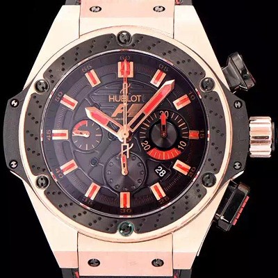 홍콩명품 [휴블렛] 남성용 빅뱅 킹파워 F1 48mm 버전 블랙 다이얼 오토매틱 무브먼트 HUB0453  