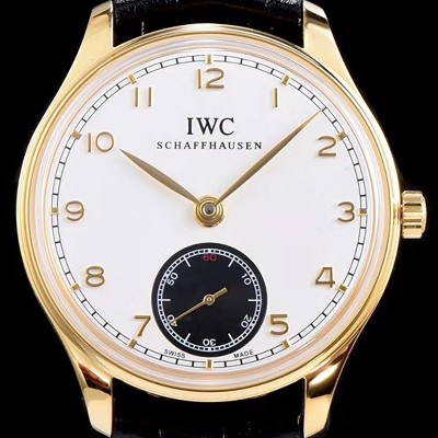 홍콩명품 [아이더블유씨] 남성용 포르투기즈 최고급버전 IW545405 18k 옐로우골드 화이트 다이얼 IWC0205  