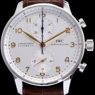 홍콩명품 [아이더블유씨] 남성용 2017년 업그레이드! 포르투기즈 IW371445 화이트 다이얼 IWC0204  