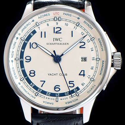 홍콩명품 [아이더블유씨] 남성용 포르투기즈 오토매틱 요트클럽 화이트 다이얼 IWC0211  