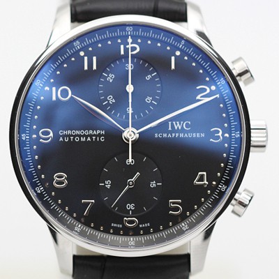 홍콩명품 [아이더블유씨] 남성용 2017년 업그레이드! 포르투기즈 IW371447 블랙 다이얼 IWC0240  