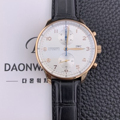 홍콩명품 [아이더블유씨] 남성용 2017년 업그레이드! 포르투기즈 IW371480 화이트 다이얼 IWC0242  