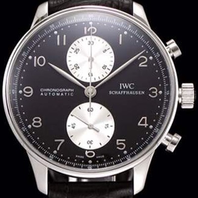 홍콩명품 [아이더블유씨] 남성용 포르투기즈 오토메틱 크로노그래프 블랙 다이얼 IWC0442  