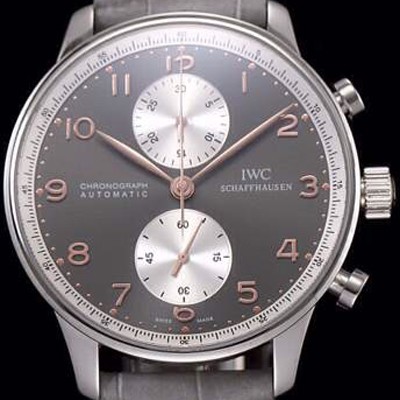 홍콩명품 [아이더블유씨] 남성용 포르투기즈 오토매틱 크로노그래프 그레이 다이얼 IWC4205  