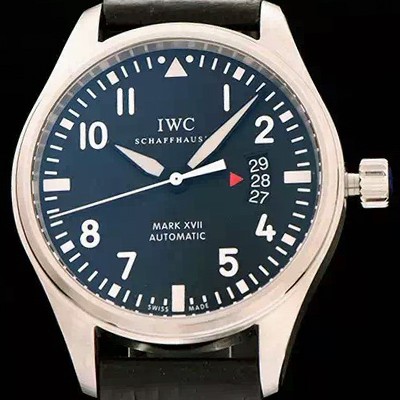 홍콩명품 [아이더블유씨] 남성용 파일럿 오토매틱 워치 마크 17 블랙다이얼 IWC0415  