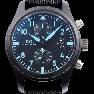 홍콩명품 [아이더블유씨] 남성용 에디션 탑건 IW388003 세라믹 블랙다이얼 IWC0201  