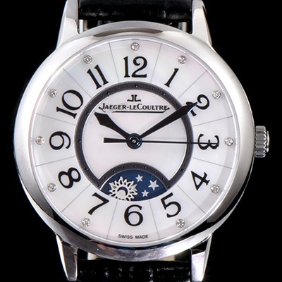 홍콩명품 [예거르꿀르뜨] 남성용 랑데부 나잇&데이 3468490 레이디 워치 문페이즈 자개 다이얼 오토매틱 무브먼트 JAG0420  