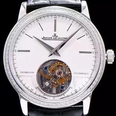 홍콩명품 [예거르쿨트르] 남성용 마스터 화이트 다이얼 투어빌론 무브먼트 JAG4250  