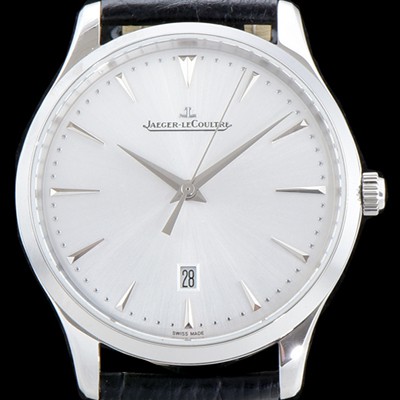 홍콩명품 [예거르꿀뜨르] 남성용 마스터 울트라 씬 데이트 1288420 실버 다이얼 오토매틱 무브먼트 JAG0404  